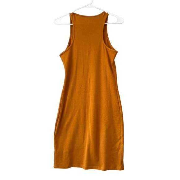 Wild Fable orange sleeveless knit bodycon dress | M - Picture 2 of 4